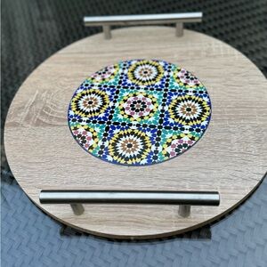 Colorful Mosaic Lazy Susan
